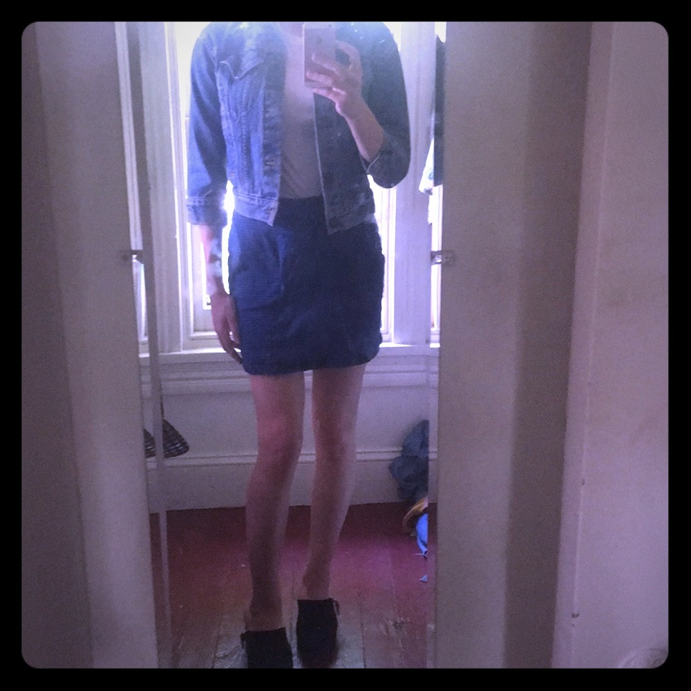 Moto mini skirt